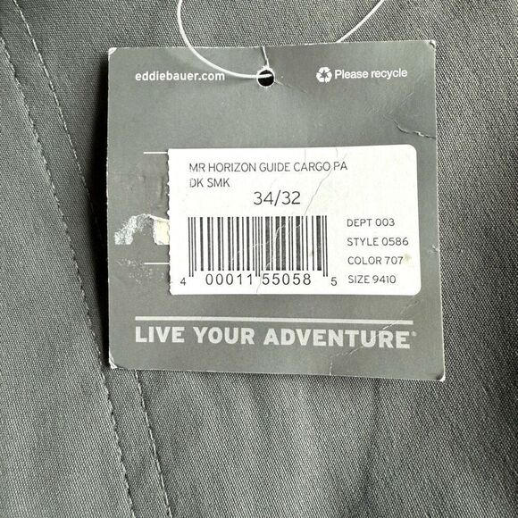 Eddie Bauer Men’s Carbon Horizon Guide Travex Lightweight Chino Cargo Pants - Picture 8 of 16